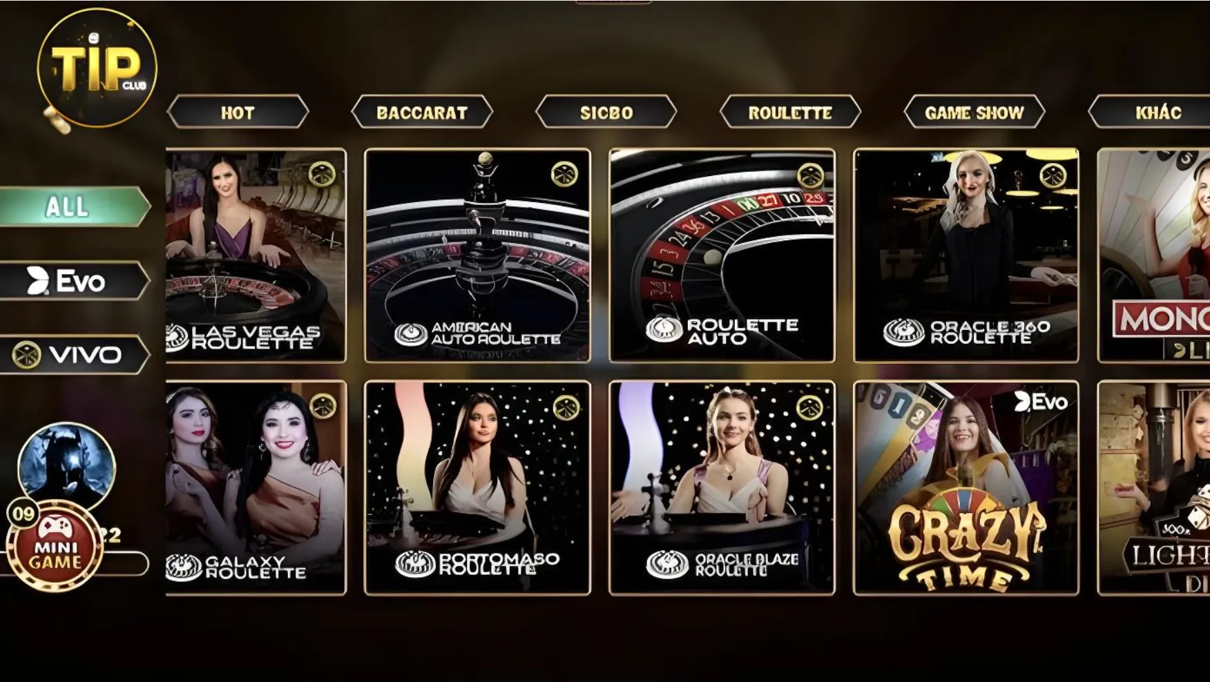 Sòng bạc đa dạng thể loại với tỷ lệ thưởng khủng